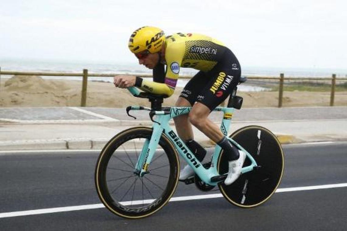 Van Emden wint proloog, Jumbo-Visma bezet volledig podium