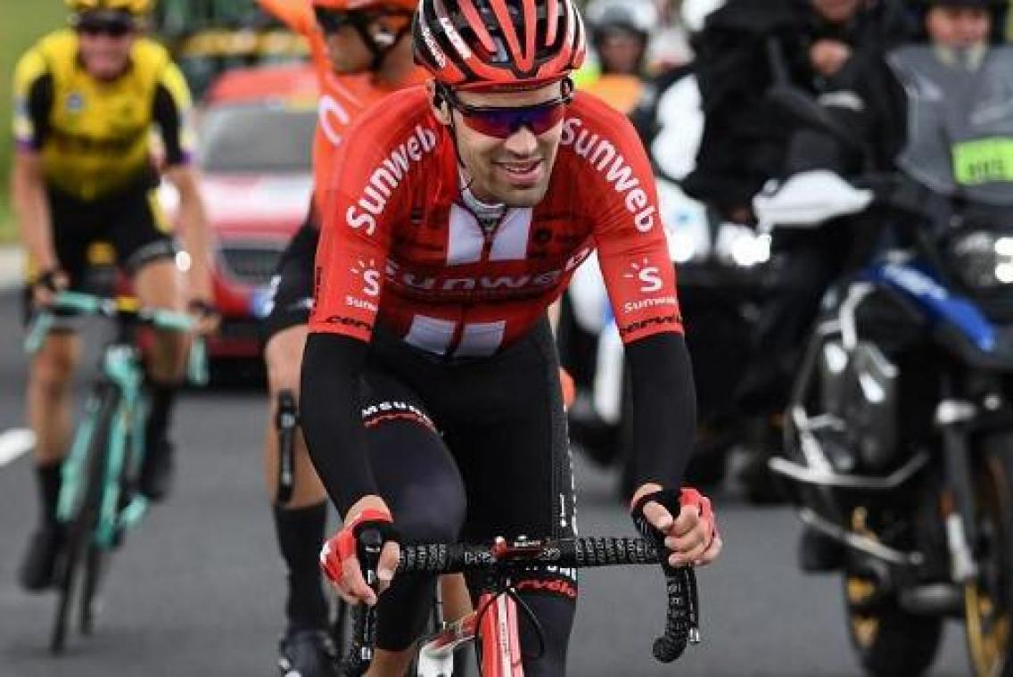 Tom Dumoulin wegens knieblessure niet naar Tour de France
