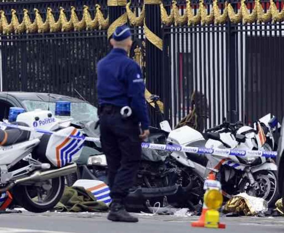 Elke dag zeven botsingen met politie-auto's