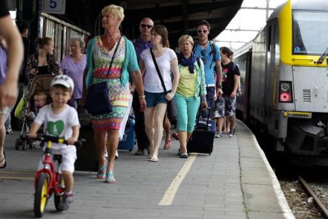 Meer treinen naar kust van zaterdag tot woensdag