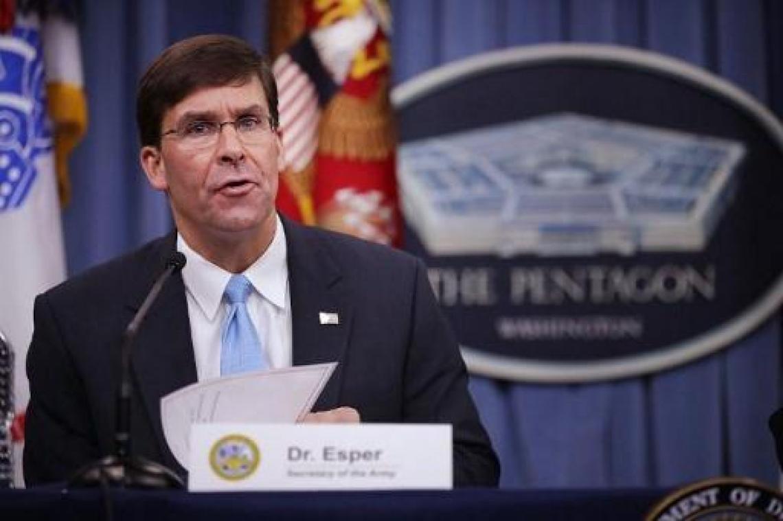 Trump wil Mark Esper voordragen als Amerikaanse defensieminister