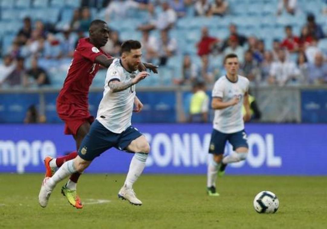 Copa America - Messi en co redden hun vel met 2-0 zege tegen Qatar