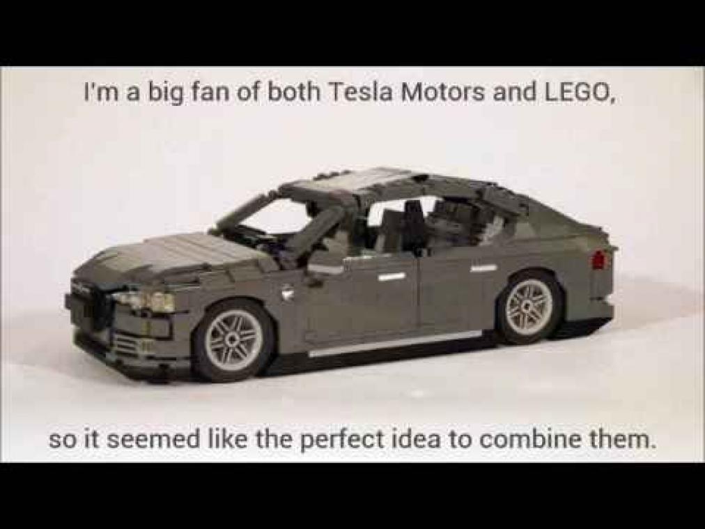 Lego-enthousiasteling maakt Tesla voor iedereen toegankelijk