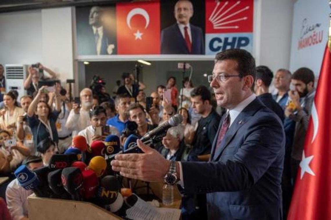 Oppositiepoliticus Imamoglu tot burgemeester van Istanboel verklaard