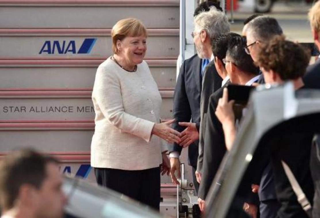 Angela Merkel aangekomen op G20-top na ongerustheid over gezondheid