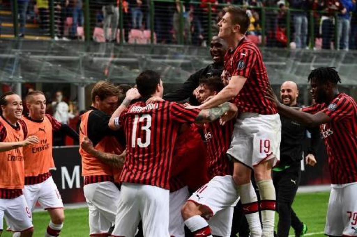 AC Milan moet komend seizoen kruis maken over Europees voetbal