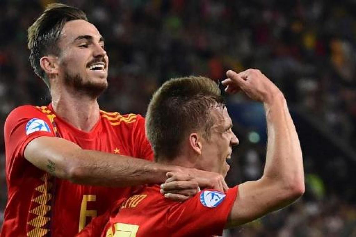 EK U21 (m) - Jong Spanje vijfde keer Europees kampioen
