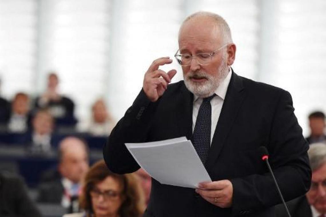 Frans Timmermans ziet af van zitje in Europees Parlement