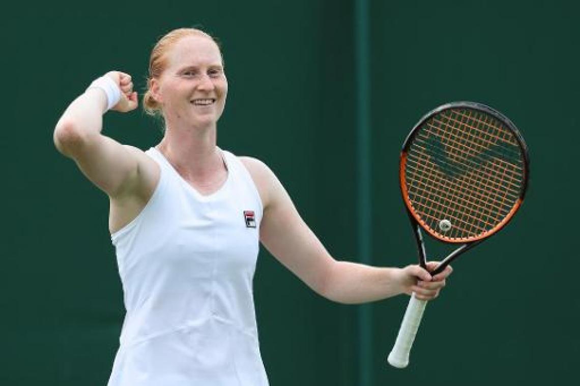 Van Uytvanck treft topreekshoofd Barty in tweede ronde van Wimbledon