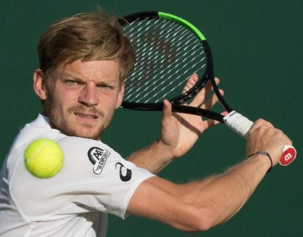 David Goffin rukt op naar derde ronde in Wibledon na vlotte winst tegen Chardy