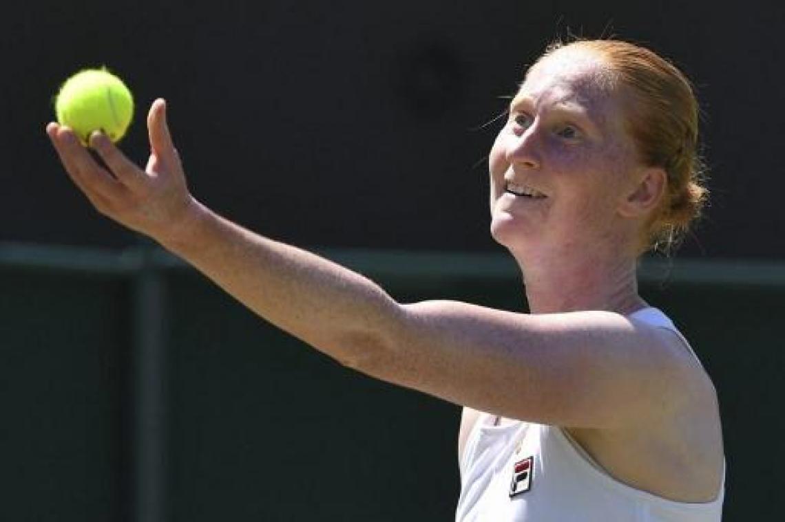 Alison Van Uytvanck kan topreekshoofd Barty niets in de weg leggen