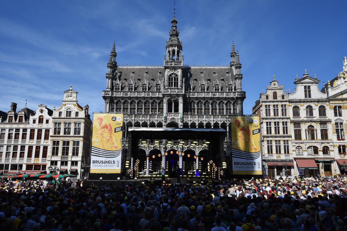 Brussel is helemaal klaar voor de Tourstart