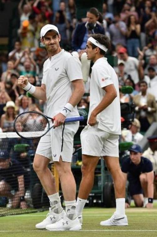 Wimbledon - Any Murray wint dubbelmatch bij rentree op Wimbledon