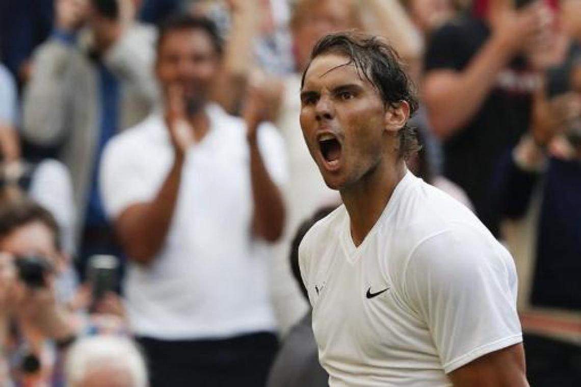 Wimbledon - Rafael Nadal bereikt derde ronde na intens duel met Kyrgios