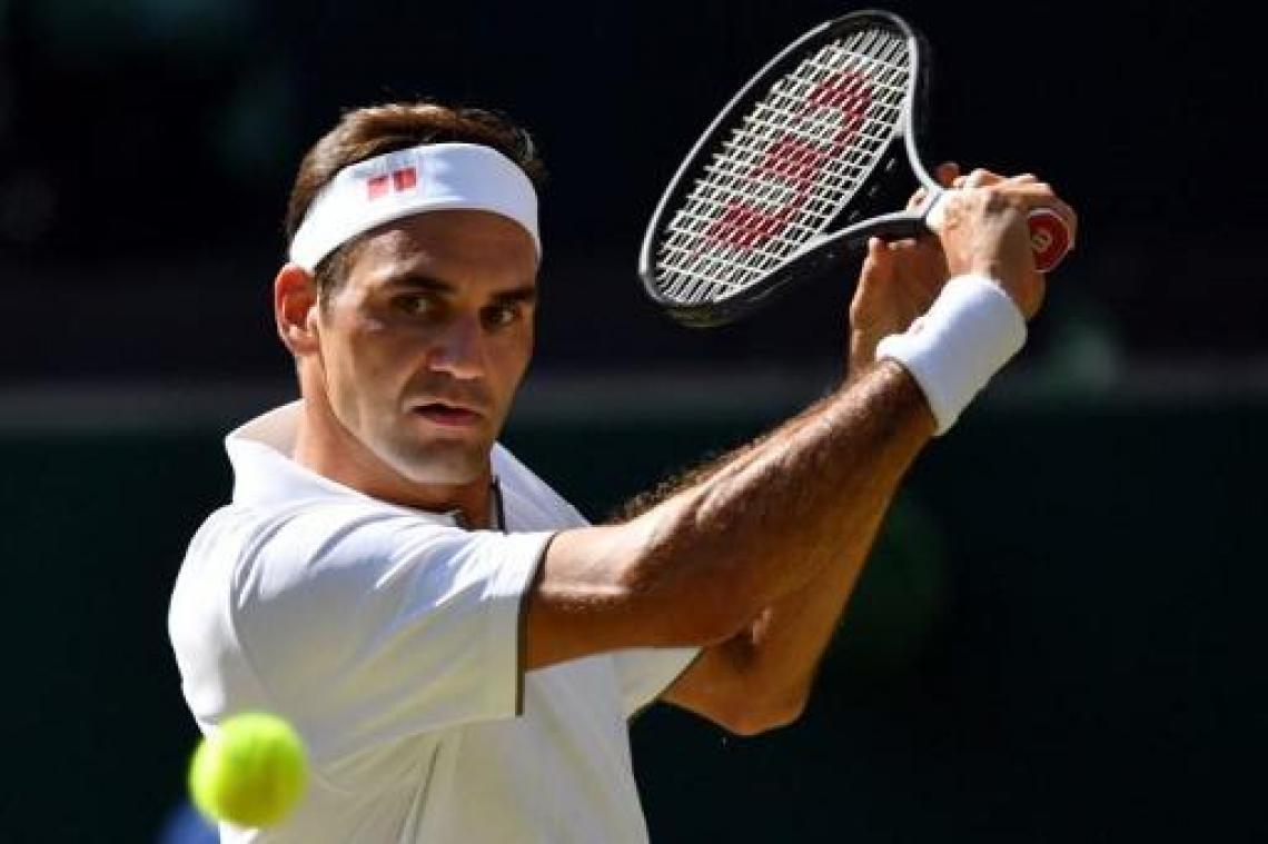 Roger Federer heeft ticket voor derde ronde beet