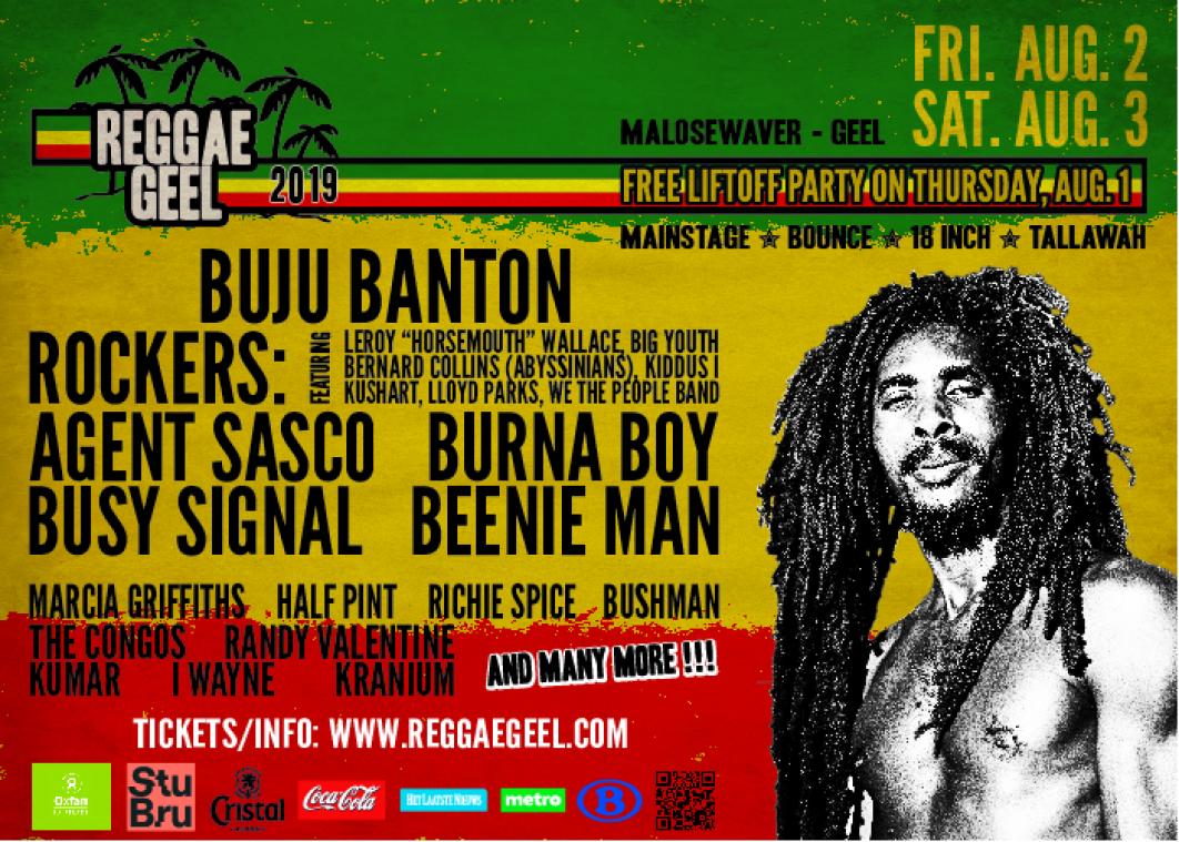 Win tickets voor Reggae Geel!