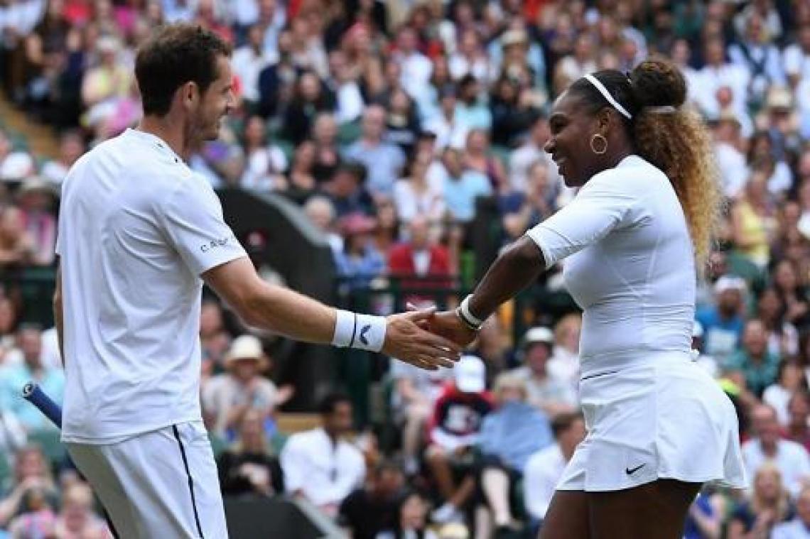 Wimbledon - Andy Murray en Serena Williams dubbelen verder