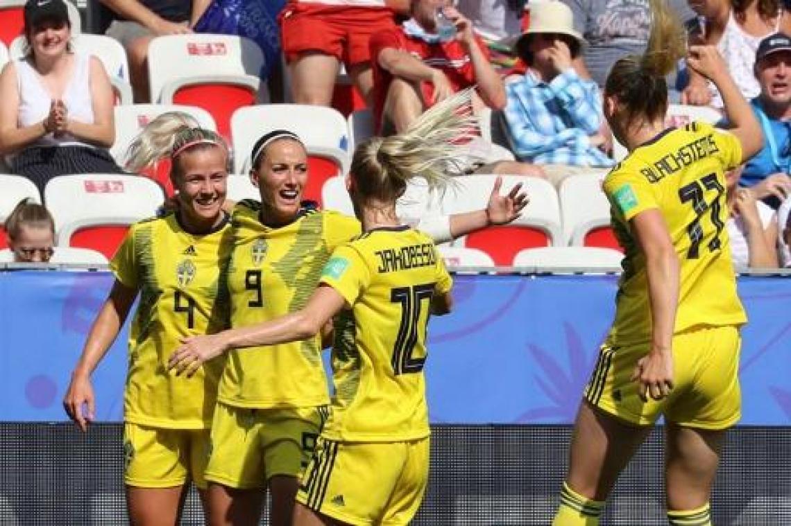 WK vrouwenvoetbal - Zweden verovert na winst in troostfinale tegen Engeland het brons