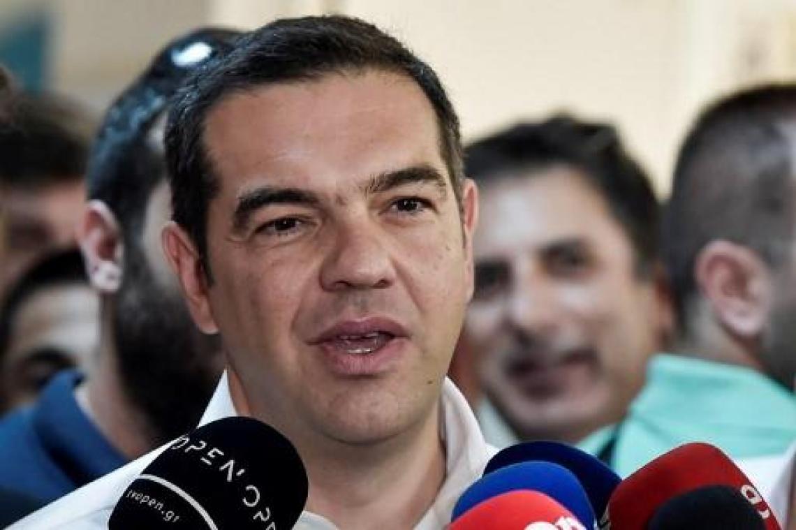 Verkiezingen Griekenland - Uittredend Griekse premier Alexis Tsipras geeft nederlaag toe