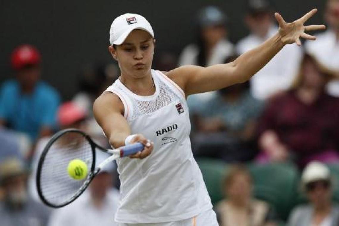 Alison Riske houdt Ashleigh Barty, 's werelds nummer 1, uit kwartfinales
