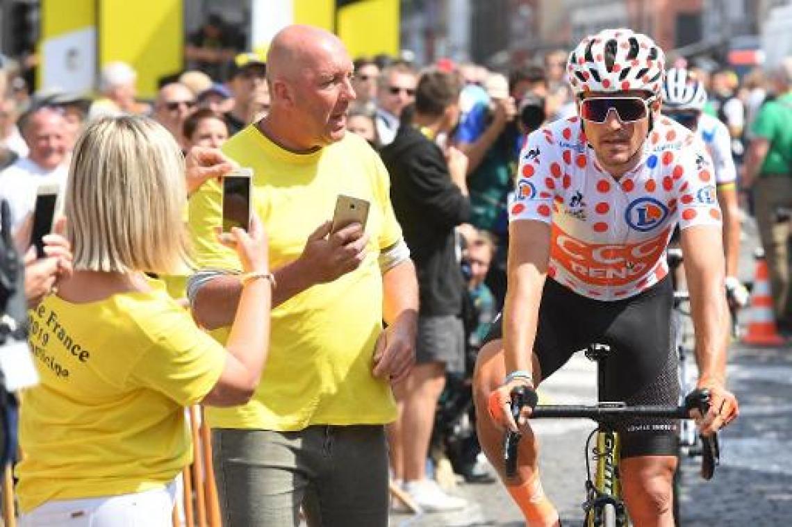 Zeventigduizend fans voor Ronde van Frankrijk maandagmiddag in Binche