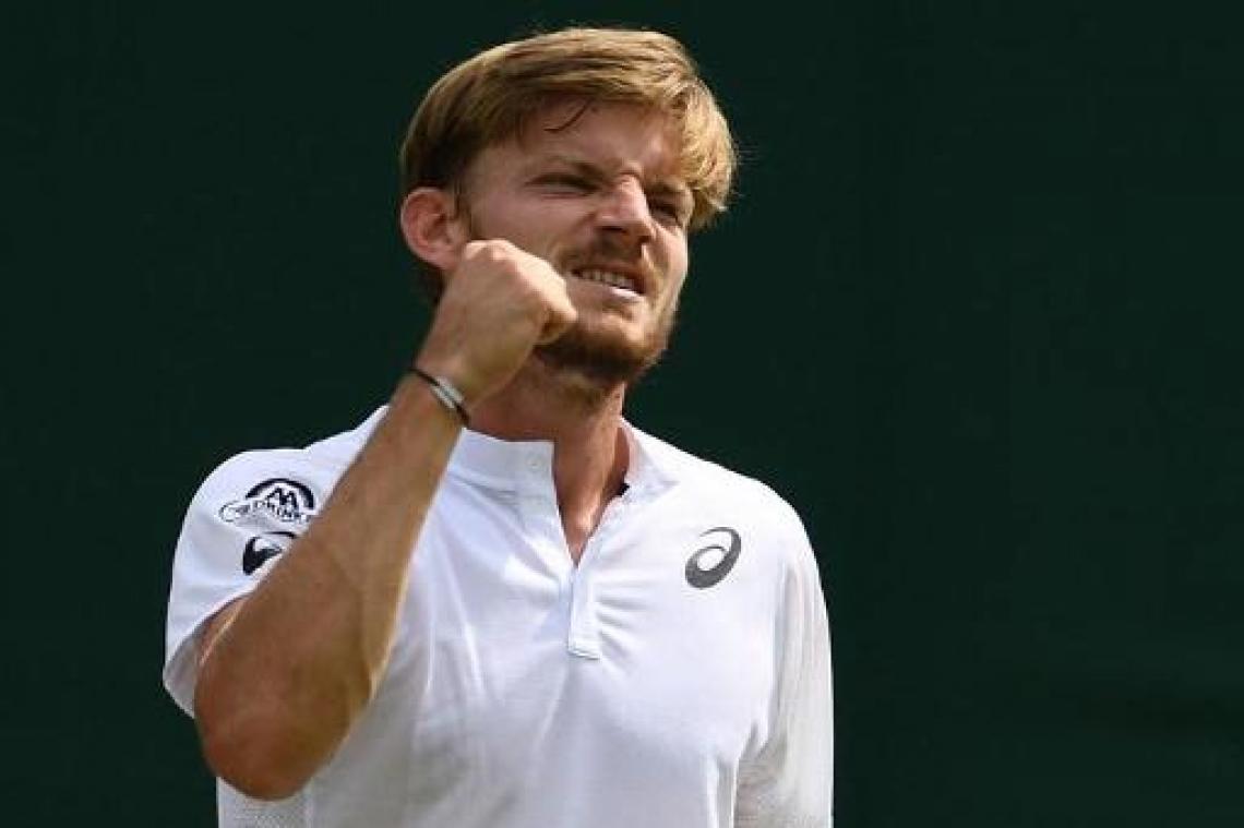 David Goffin staat voor het eerst in kwartfinales