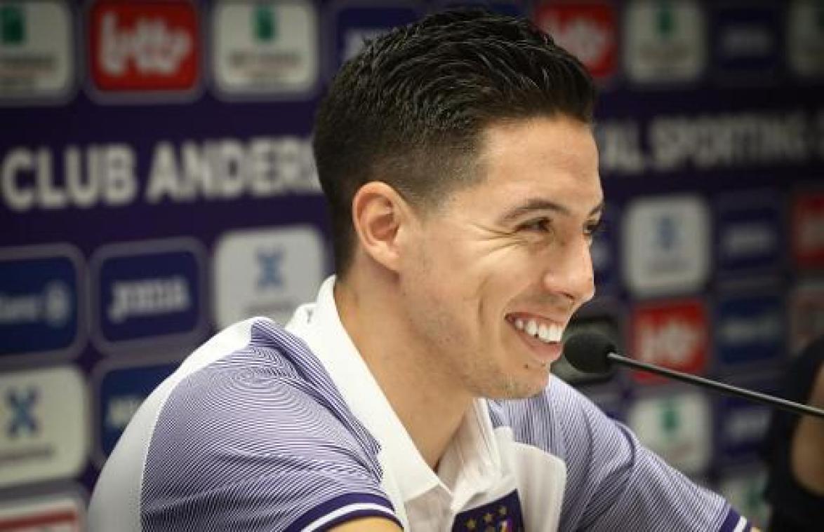 Anderlecht stelt Samir Nasri voor: "Ik wil de eerste luitenant van Kompany zijn"
