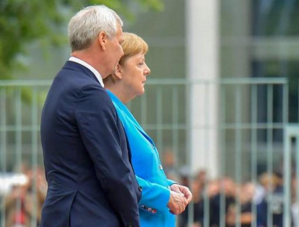 Bondskanselier Merkel trilt opnieuw bij publiek optreden