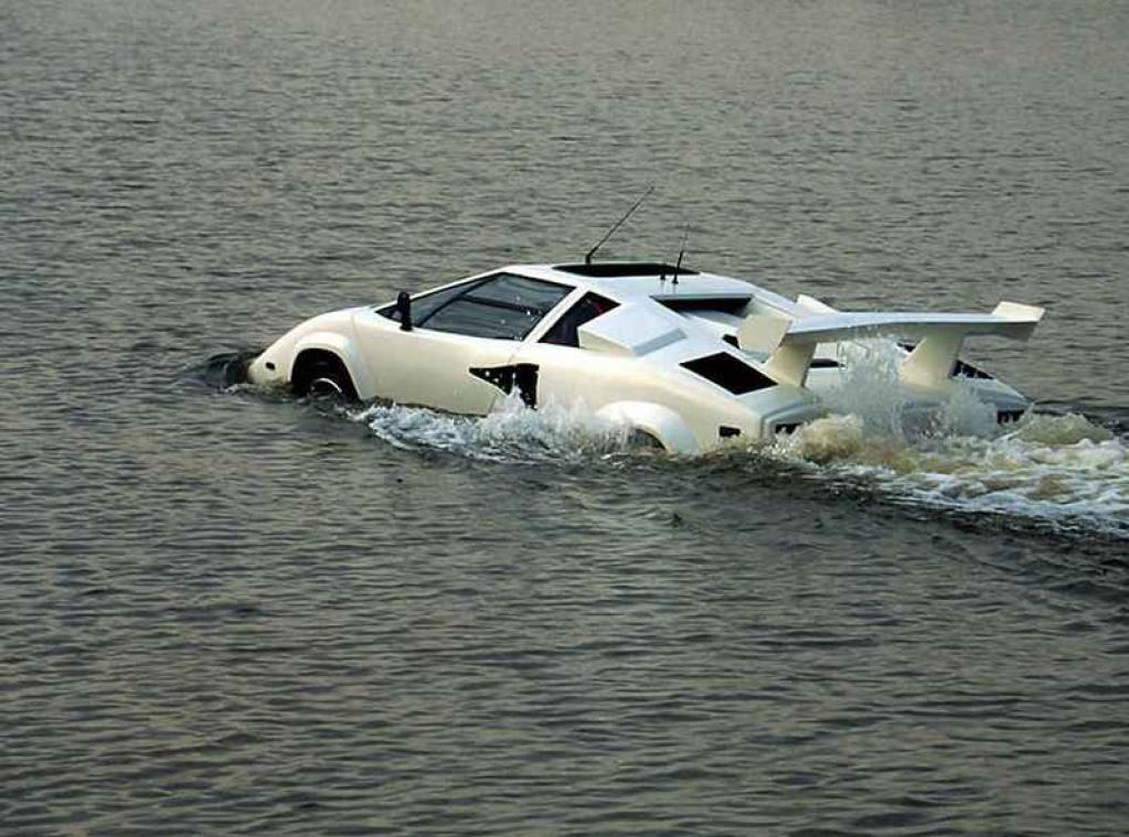 Amfibische Lamborghini voor spotprijsje te koop op eBay