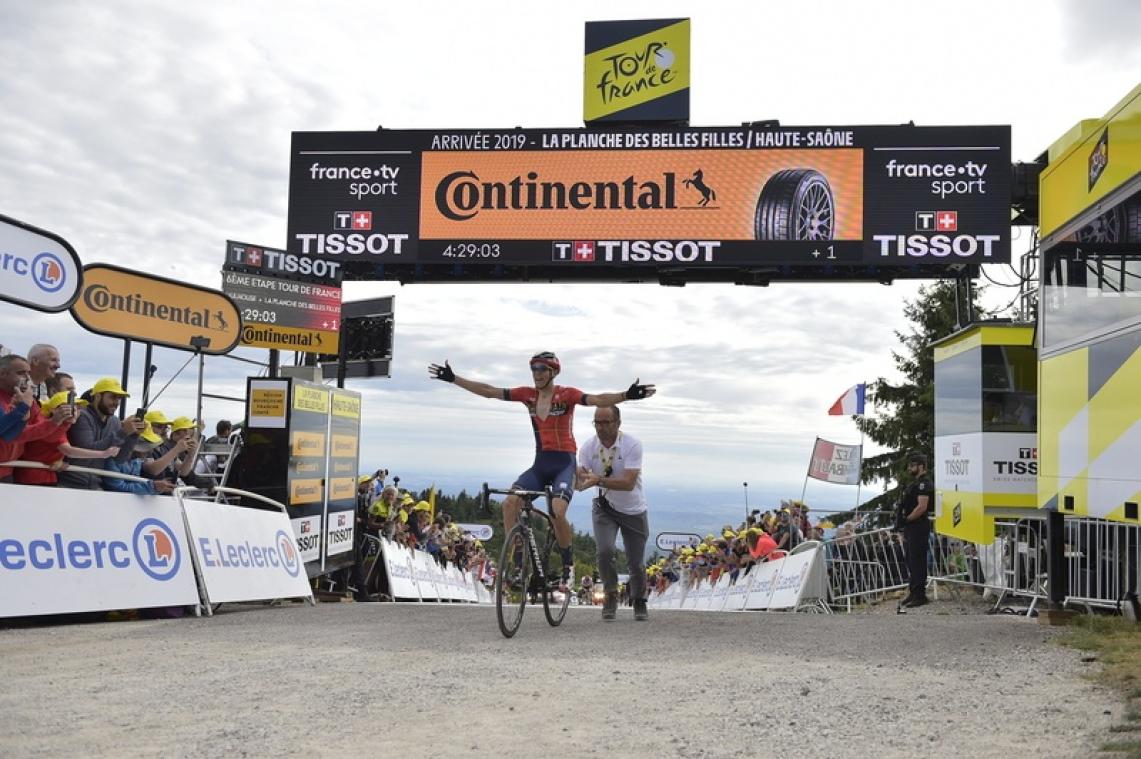 Dylan Teuns bezorgt België eerste Tour-ritzege sinds 2016