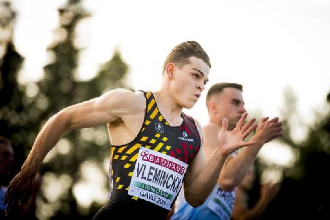 EK atletiek U23 - Kobe Vleminckx verovert zilver op 200m