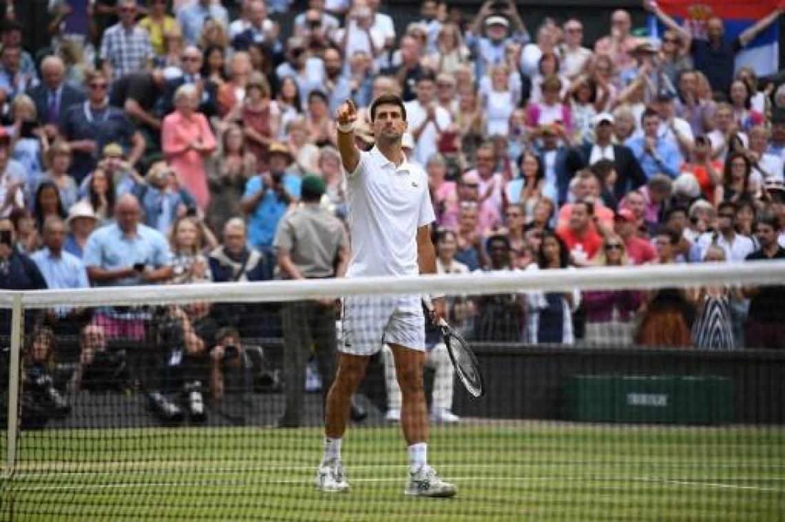 Wimbledon - Djokovic verovert vijfde titel op All England Club na zinderende finale tegen Federer