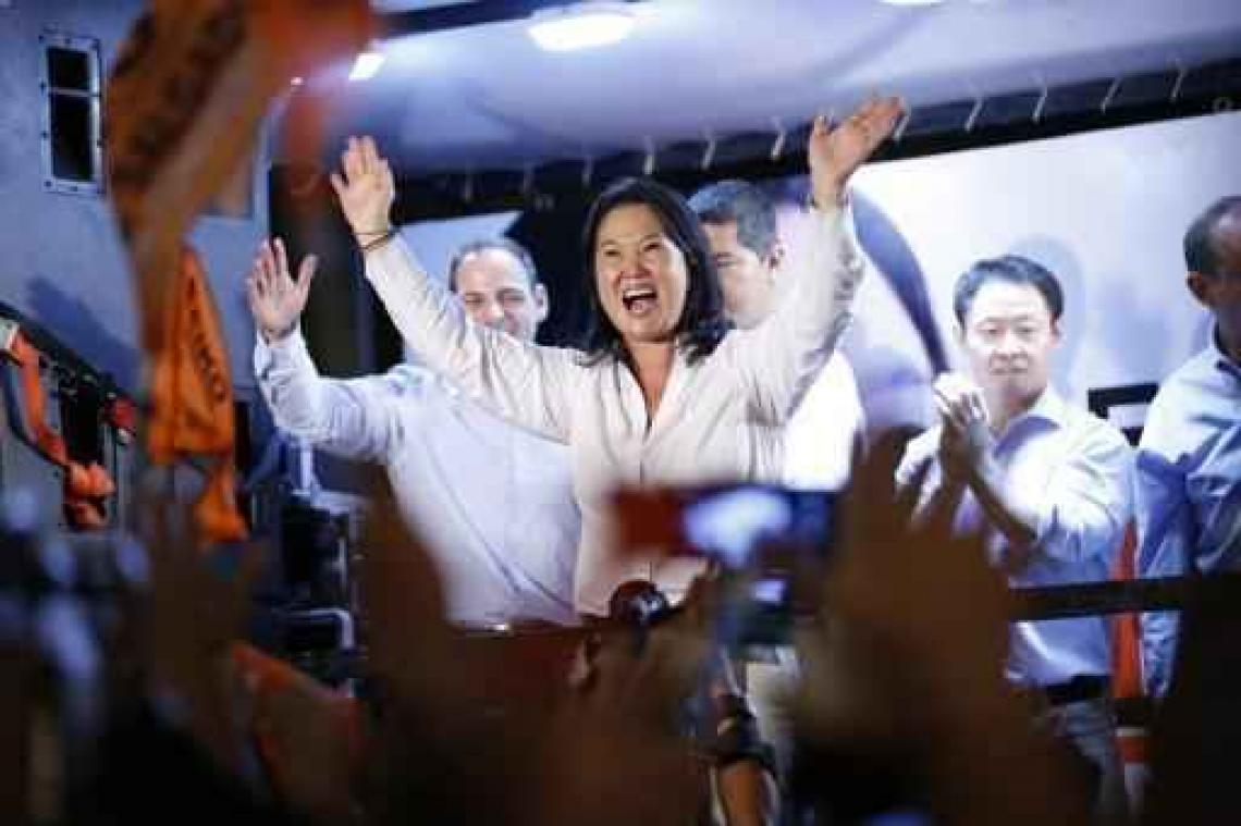 Keiko Fujimori grote winnaar bij eerste ronde presidentsverkiezingen in Peru