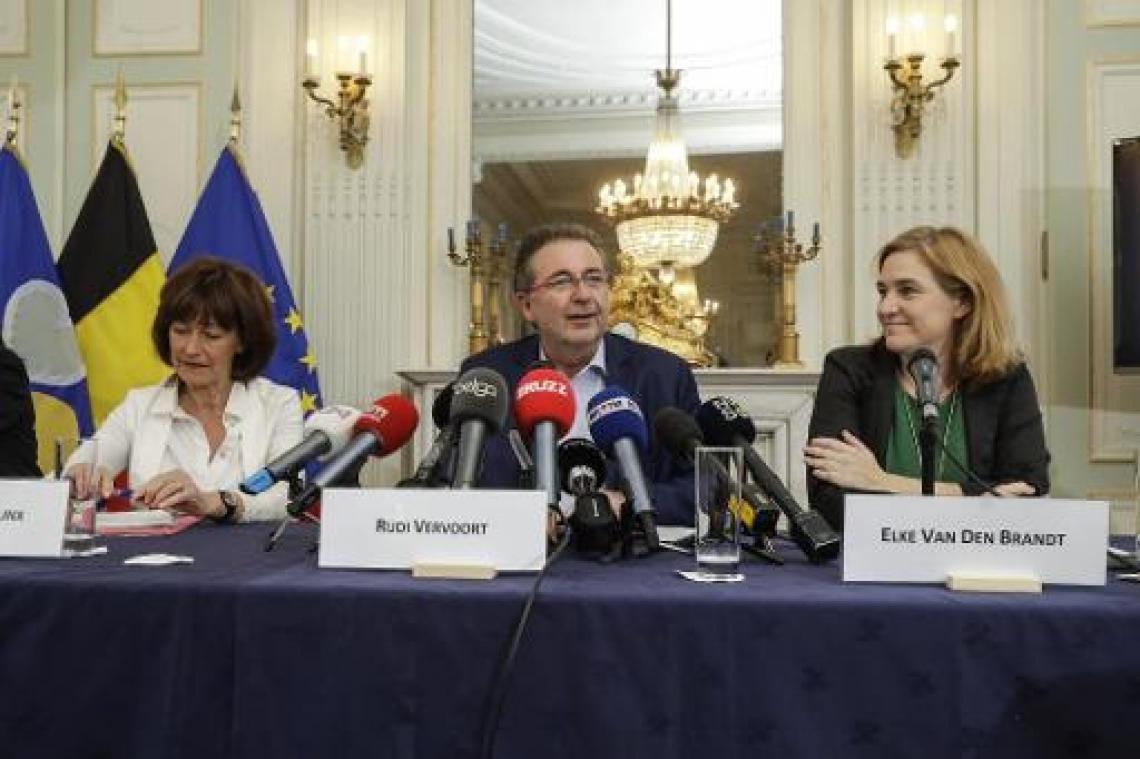 Nieuwe Brusselse regering focust op sociale uitdagingen, transitie en bestuur/imago