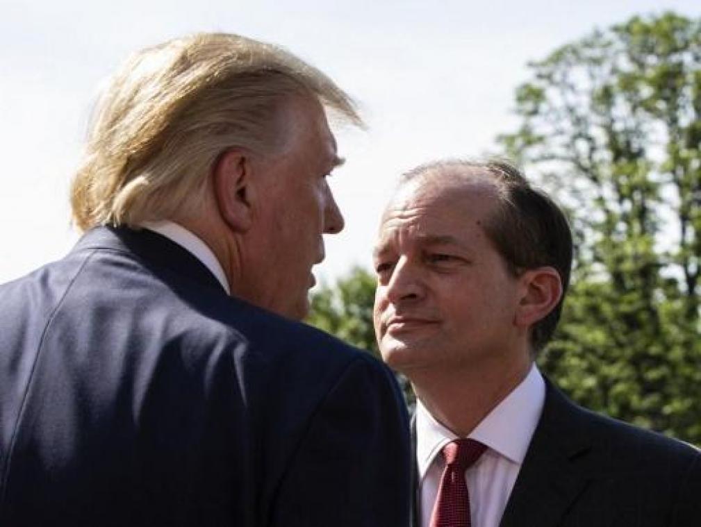 Trump wil zoon van oud-rechter Hooggerechtshof tot minister van Werk benoemen