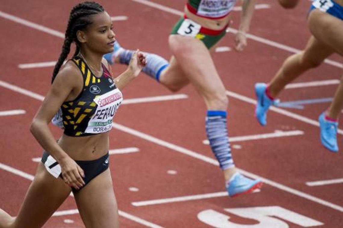 EK atletiek voor junioren - Lucie Ferauge pakt brons op de 200 meter