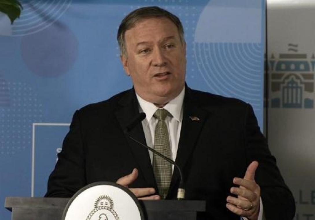 Amerikaanse minister van Buitenlandse Zaken Pompeo feliciteert Belgen met feestdag