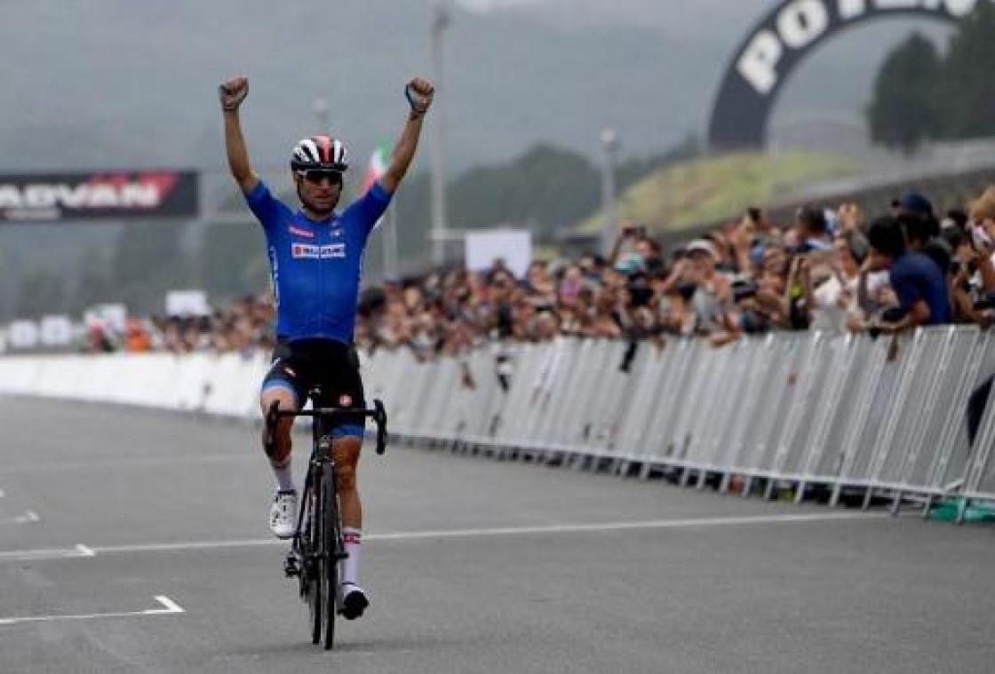 Diego Ulissi wint testevent olympische wegrit, Loïc Vliegen 5e