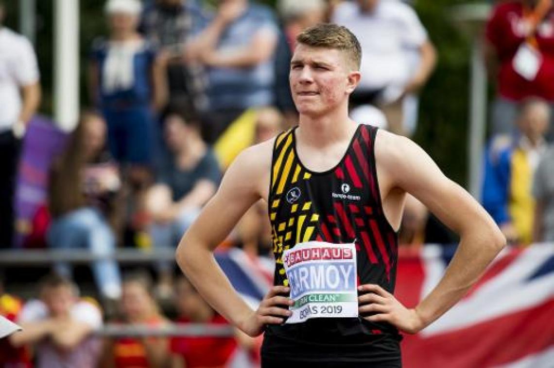 EK atletiek voor junioren - Goud voor Thomas Carmoy in hoogspringen, Elien Vekemans pakt brons in polsstokspringen