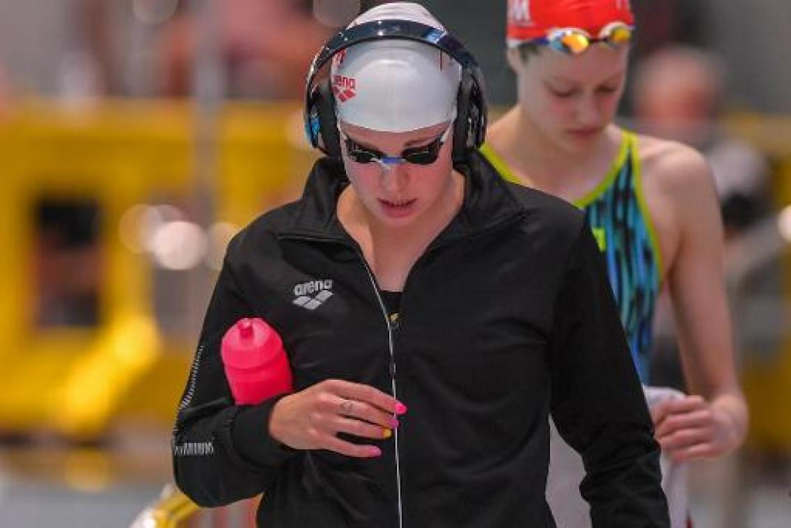 Fanny Lecluyse scherp Belgisch record opnieuw aan op WK zwemmen