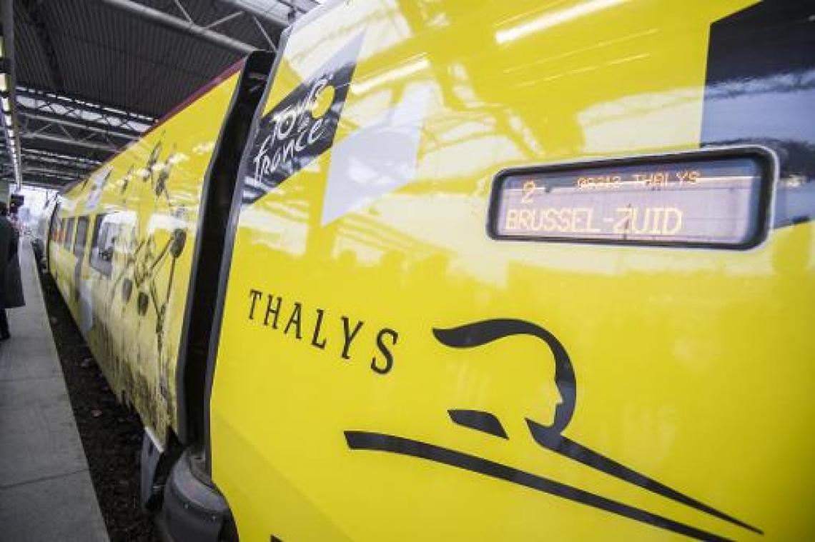 Eurostar en Thalys geblokkeerd in Halle