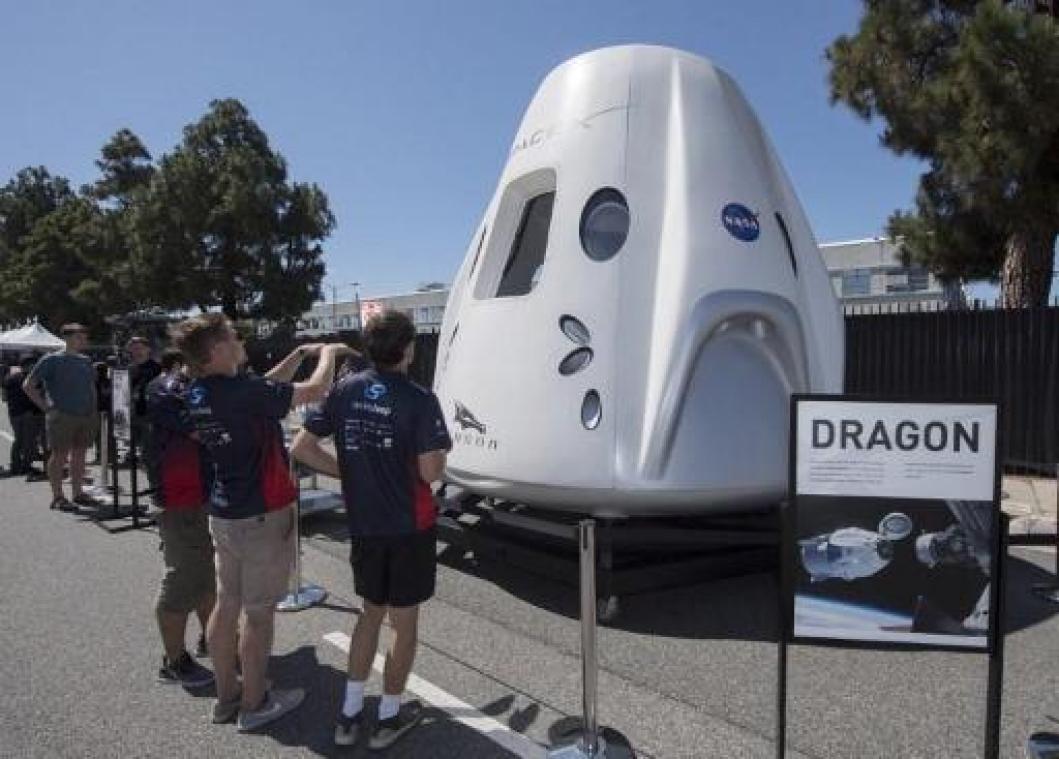 Lancering van SpaceX Dragon uitgesteld door het weer