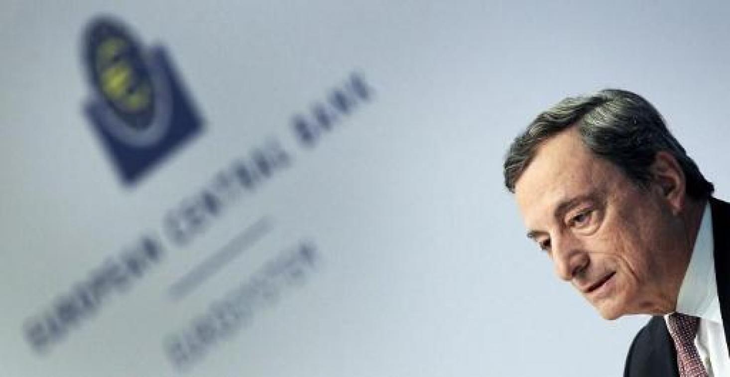 Draghi pessimistisch over economische vooruitzichten