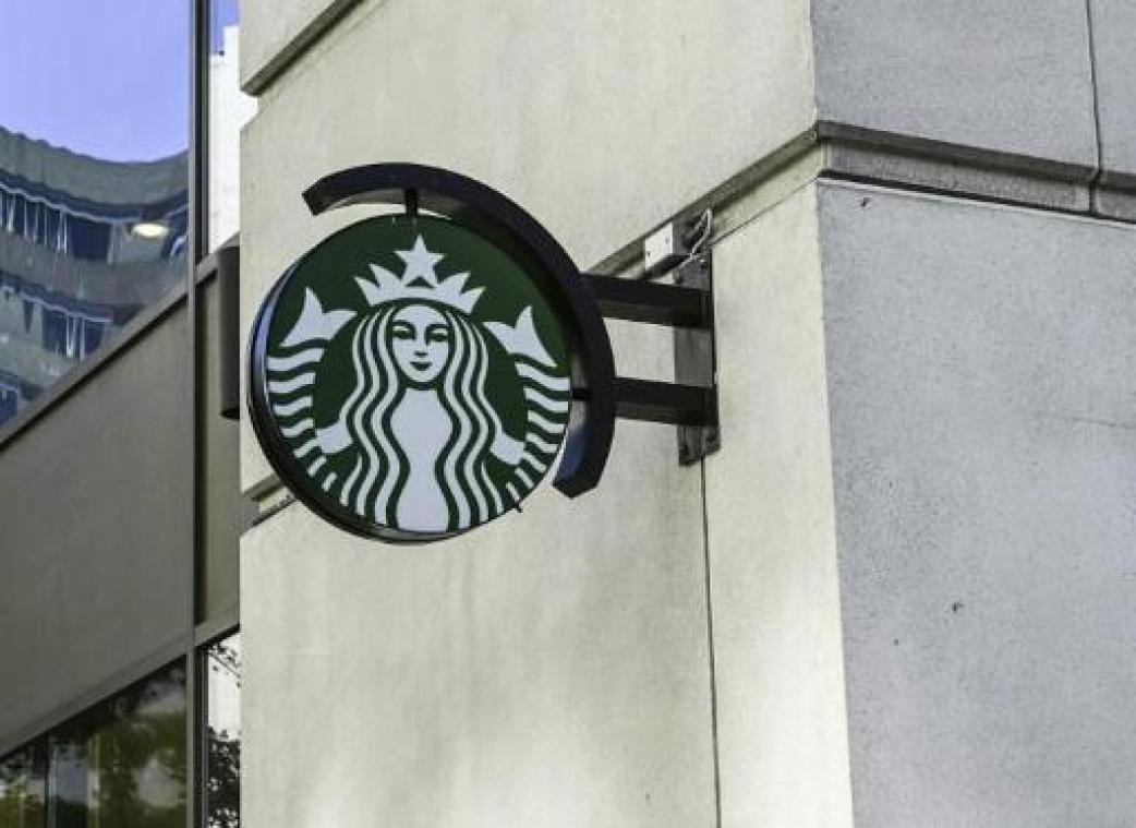 Verkopen Starbucks sterkst omhoog in jaren