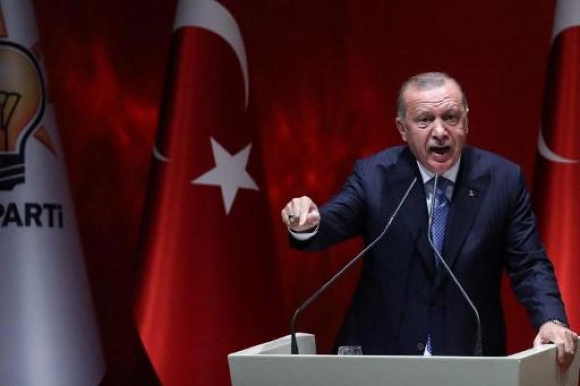 Erdogan dreigt met "vernietiging" van door VS gesteunde militanten in noorden van Syrië