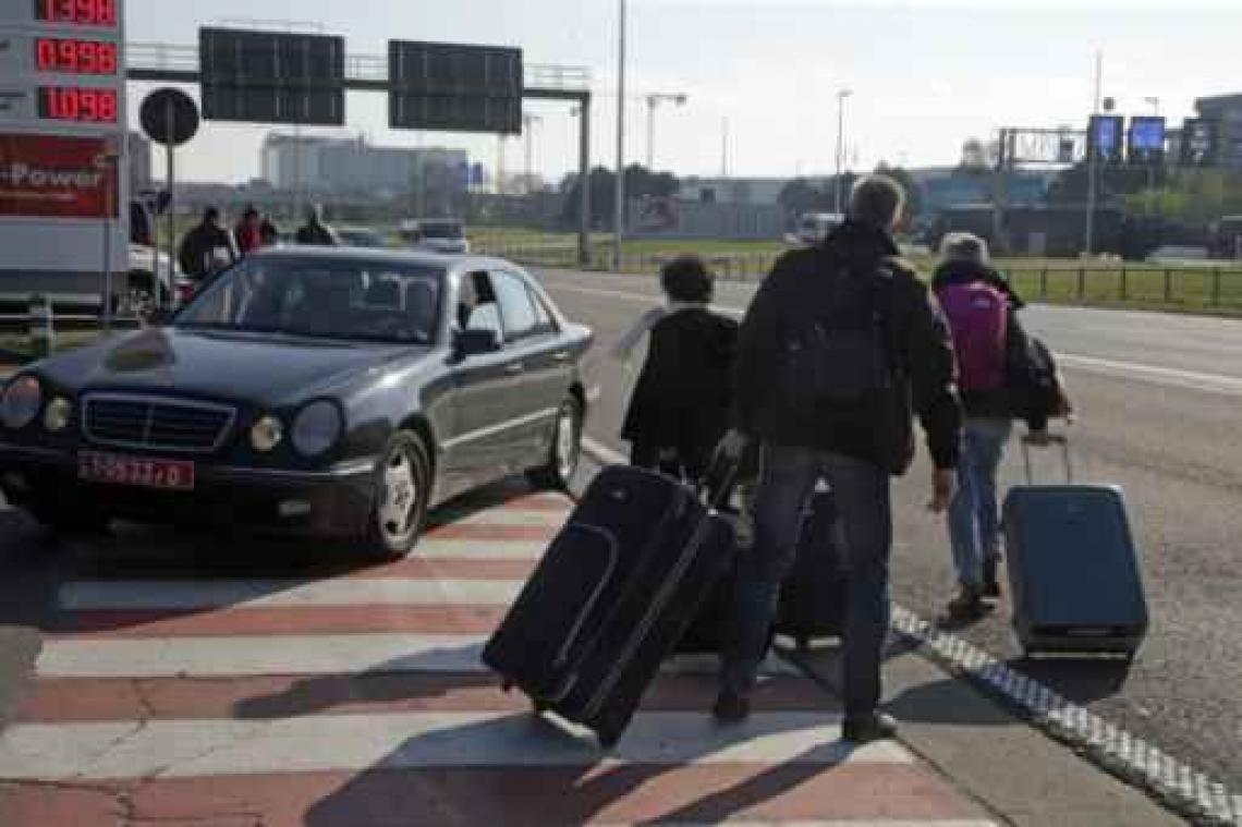 Vlot verkeer naar luchthaven Brussels Airport vanochtend