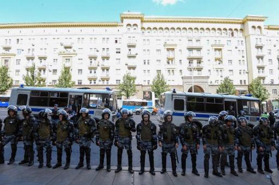Meer dan 200 demonstranten opgepakt tijdens betoging van oppositie in Moskou