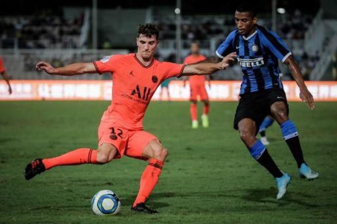 Belgen in het buitenland - Meunier verliest met PSG oefenduel van Inter