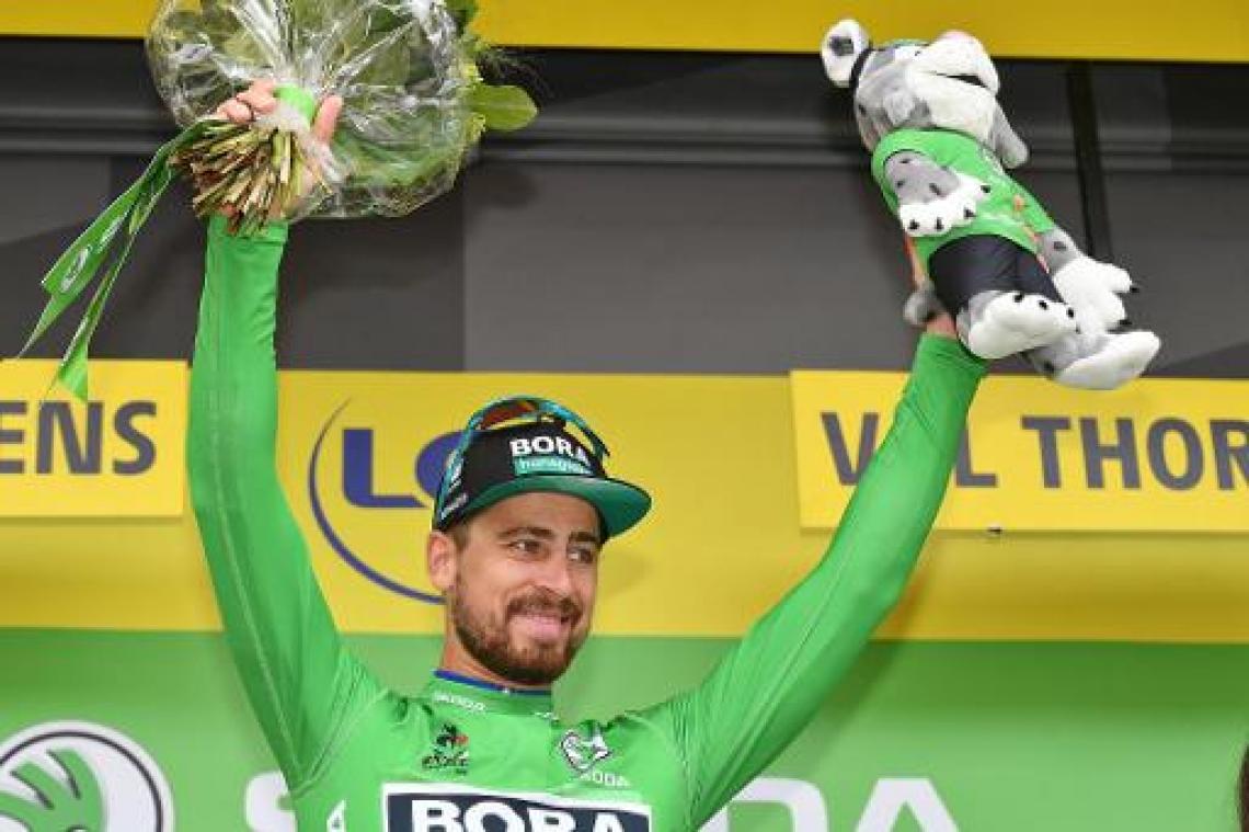 Tour de France - Peter Sagan pakt zevende groen en wordt zo enige recordhouder