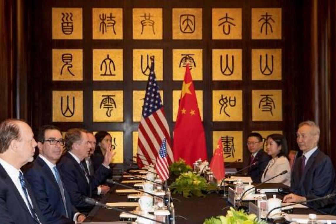 Handelsgesprekken tussen VS en China in Shanghai abrupt beëindigd